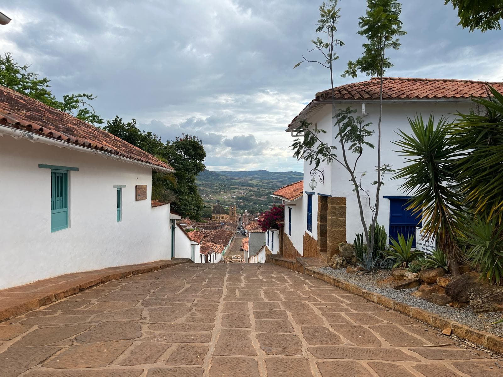 Vista del pueblo de Barichara